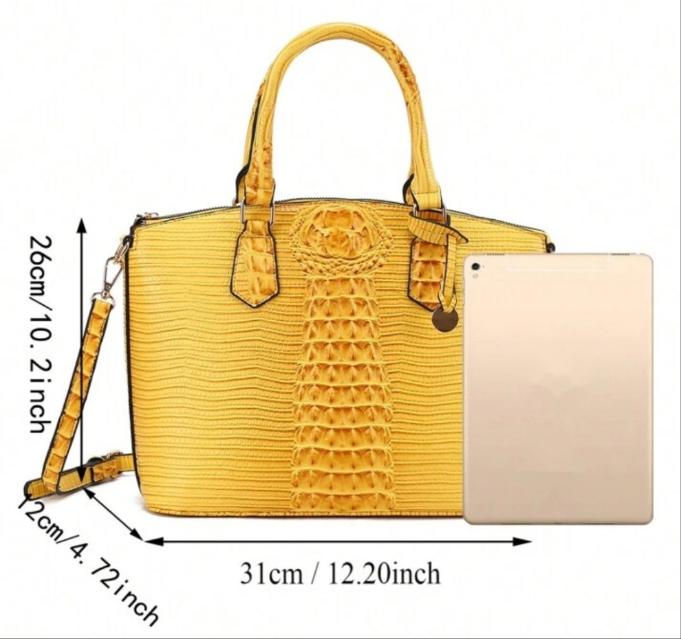 Cocomoney Handbag Crocodile pattern cute π