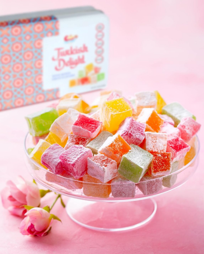 Turkish Delight with Assorted Fruit Flavors (30 oz) Gift Box for Everyone