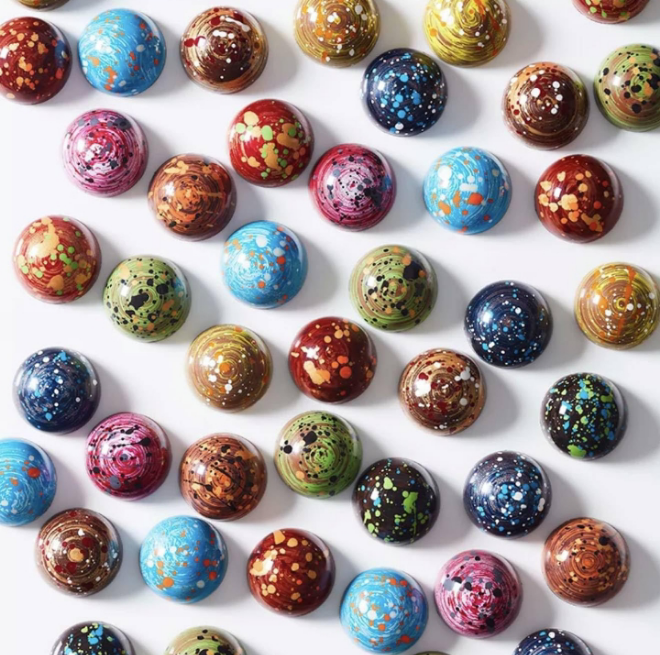 Symphony of Chocolate Bon Bon Truffles: A Melodic Medley of 24 Exquisite Pieces, Crafted in Belgium (1 lbs)