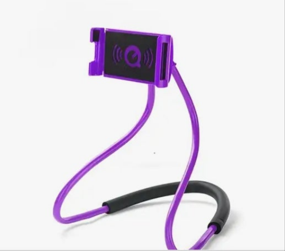 Phone holder 1 piece General New Multifunctional Creative Mobile Live Streaming Neck Stand Desktop Neck Hanging Cantilever Phone Stand material ABS