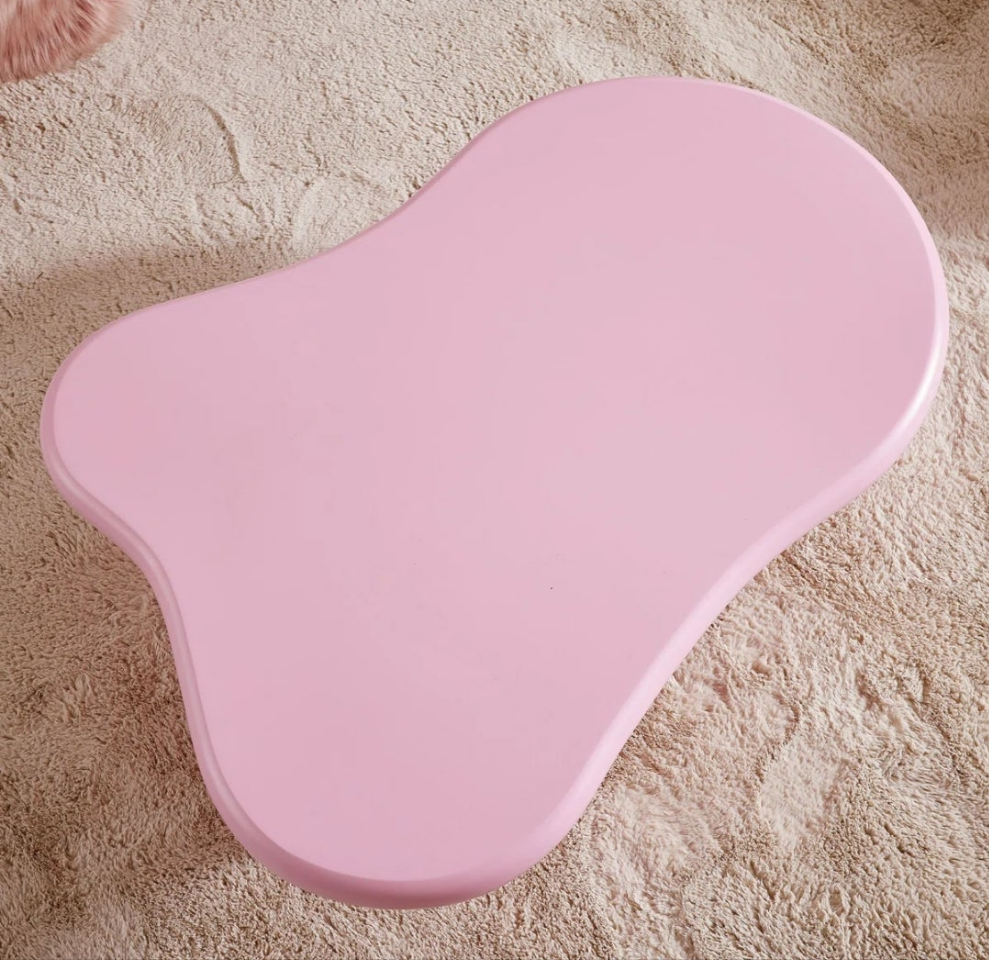 Pink Cloud Coffee Table with four legs for living room cute π