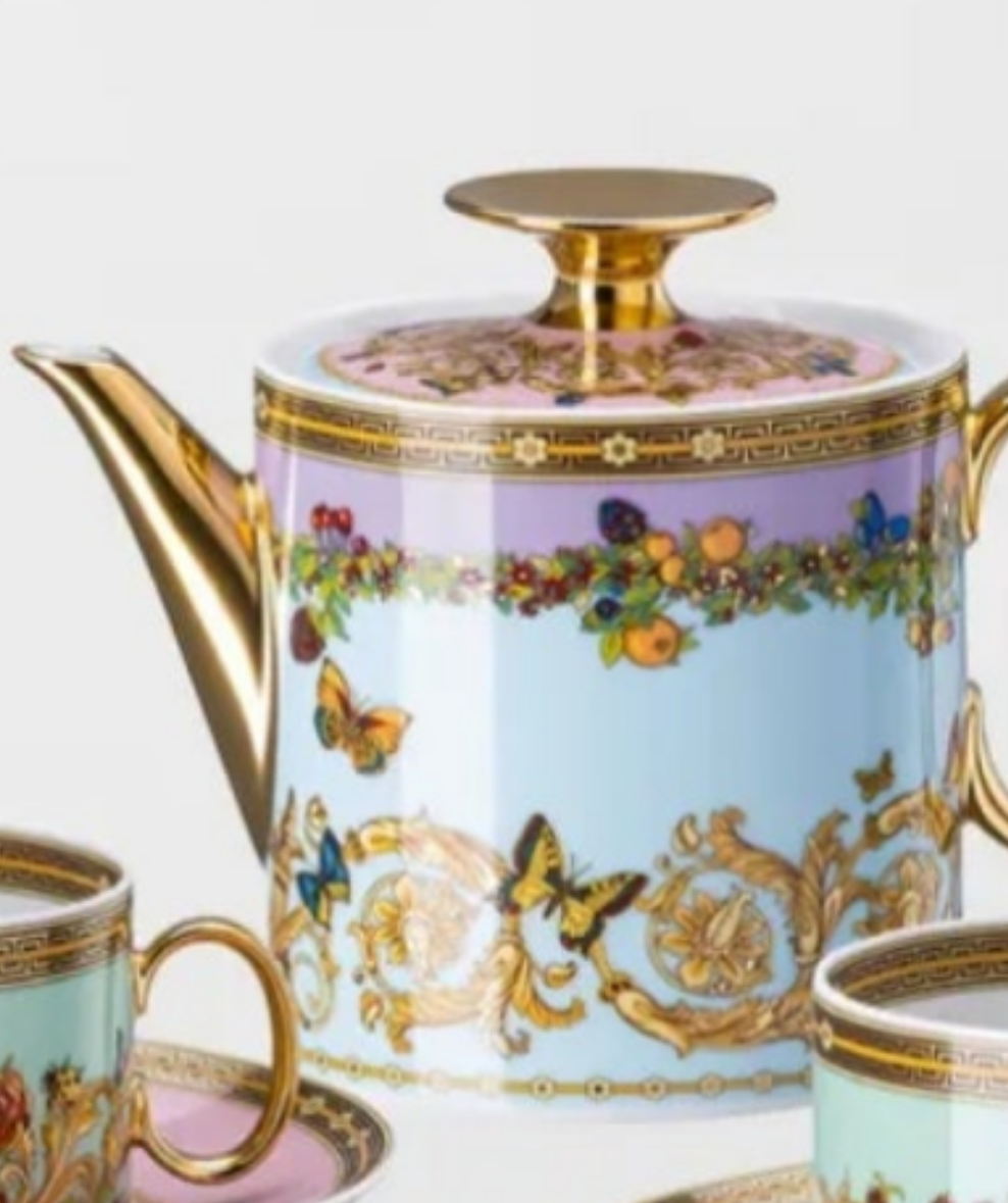 Versace
Butterfly Garden Modern Tea Set for Two