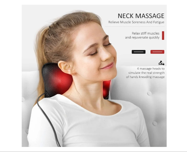 Back Massager with Heat, Gifts for Christmas, New Year, Mother’s Day, Father’s Day, Birthday, Shiatsu Neck Massager Shoulder Massager, Back Neck Massager for Back Pain Neck Pain, Massage Sore Muscles