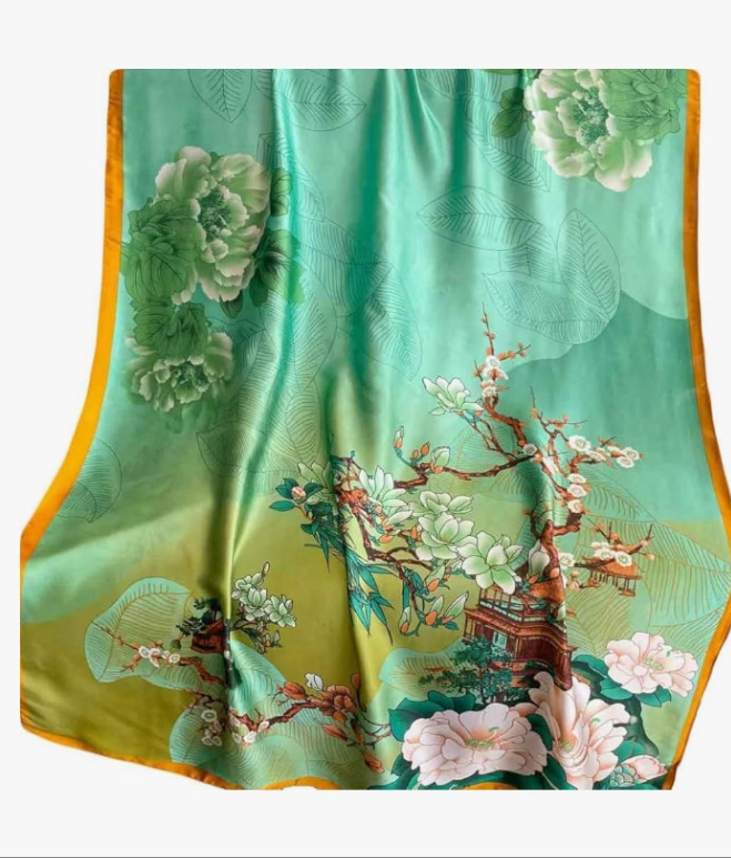 Scarfs for Women Lightweight Scarves Fashion Print Floral Pattern Scarf Shawls