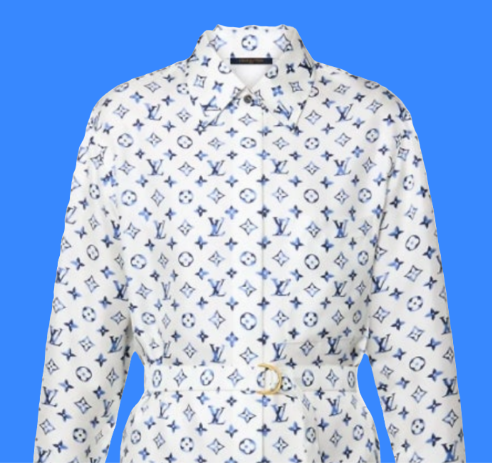 Louis Vuitton Monogram Shirt Dress