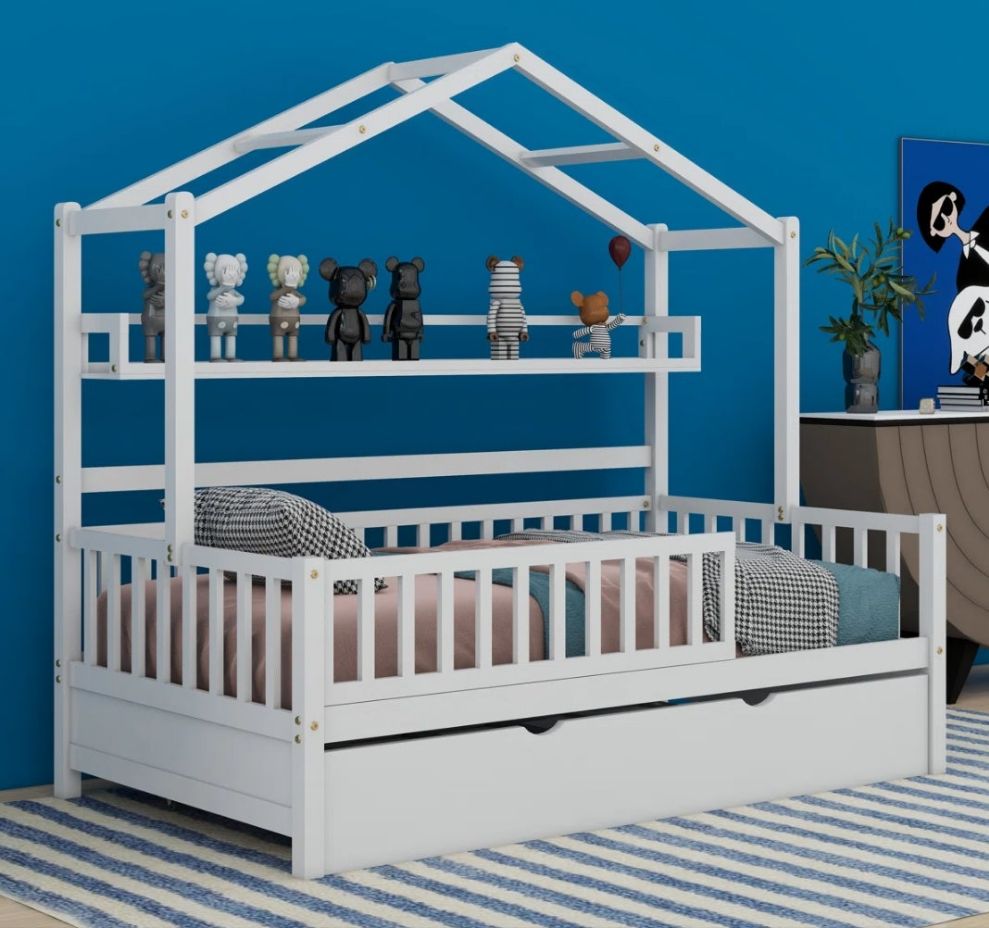 Pink Twin House Daybed with Trundle Pink or White cute π
