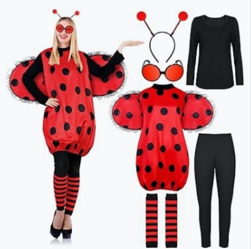 Adult Halloween costume comes with accessories show in its photo choose number by the costume you want