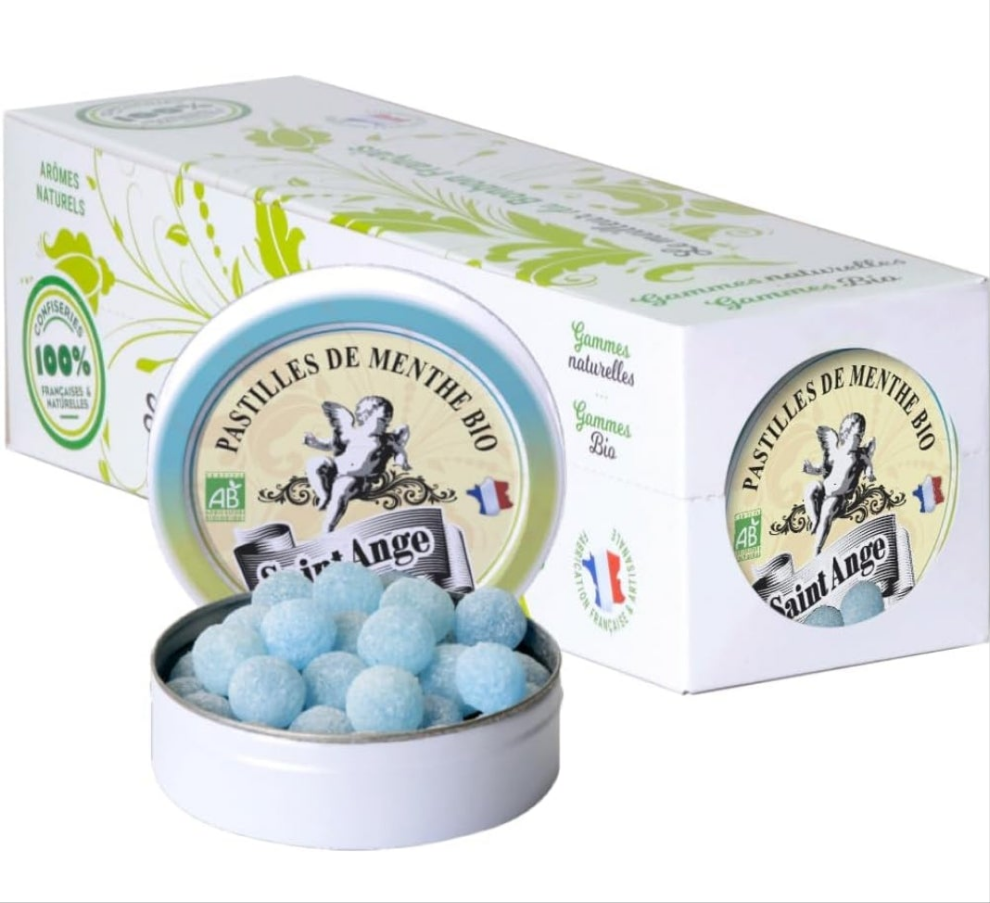 Organic Candies| Imported from France | Pastilles | Hard Candy | Case of 10