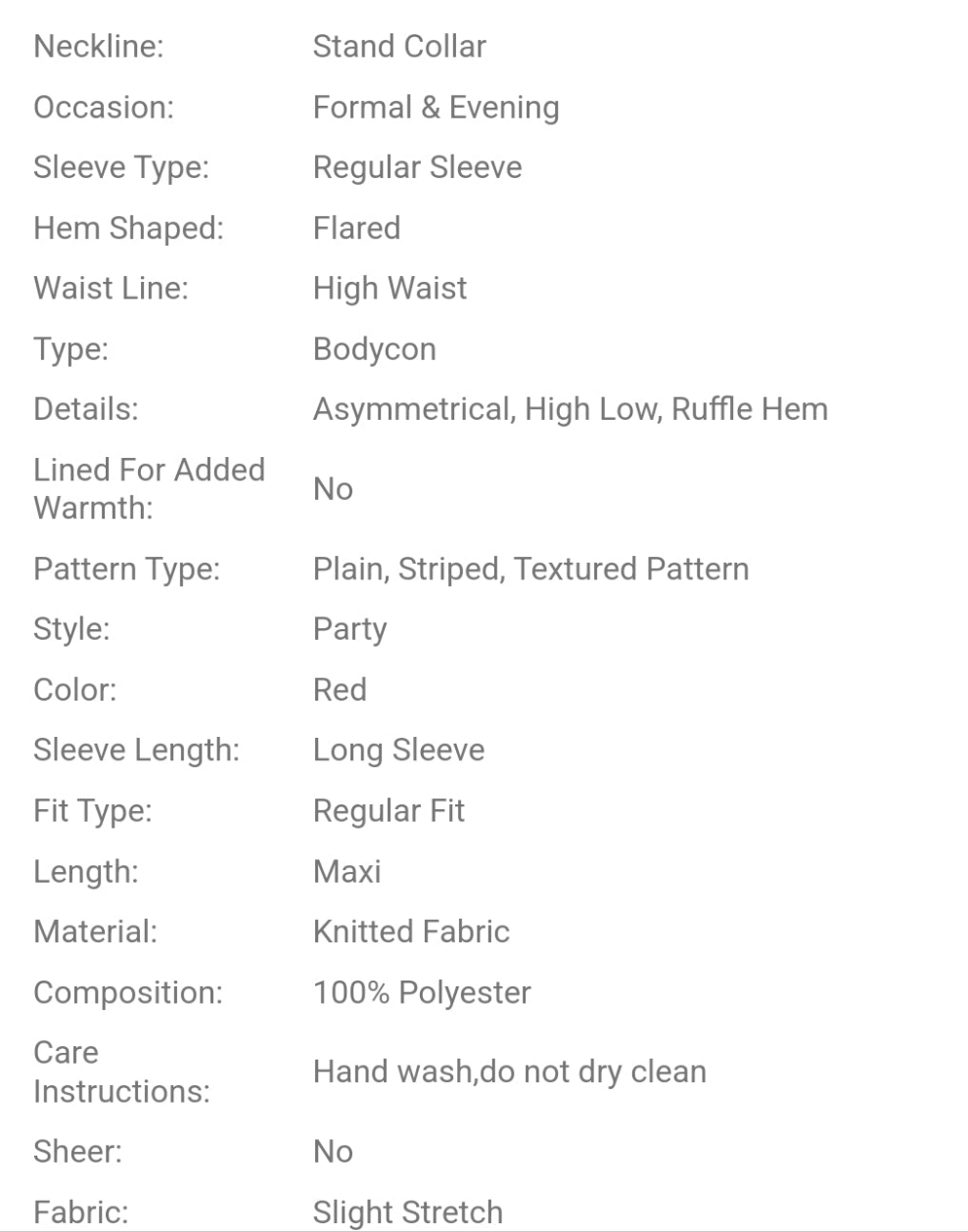 Long Sleeve Sequin Stand Collar Asymmetrical Hemline Evening Formal Dress, Wedding Event Dress Party Dress Wedding Guest Dress COCOMONEY