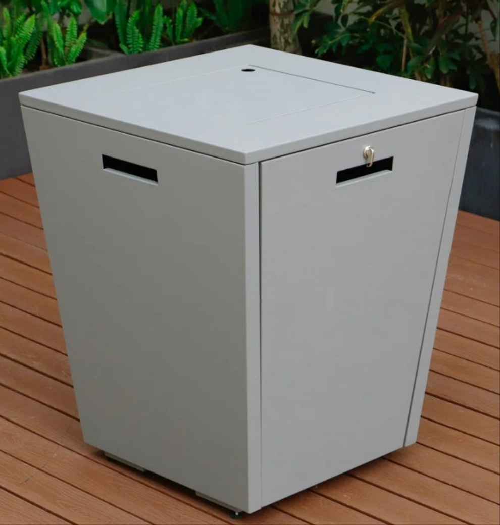 Fire Pit Table,Exterior Material Stainless Steel; Iron