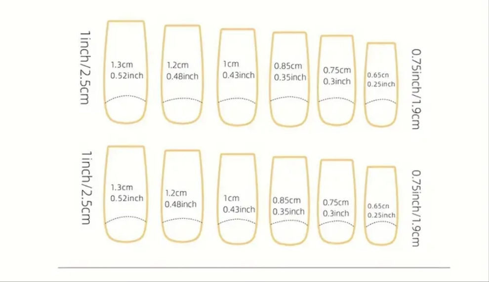 Acrylic nails square