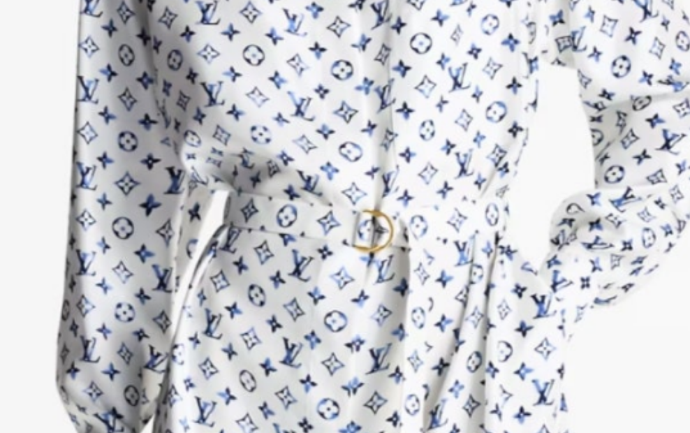 Louis Vuitton Monogram Shirt Dress