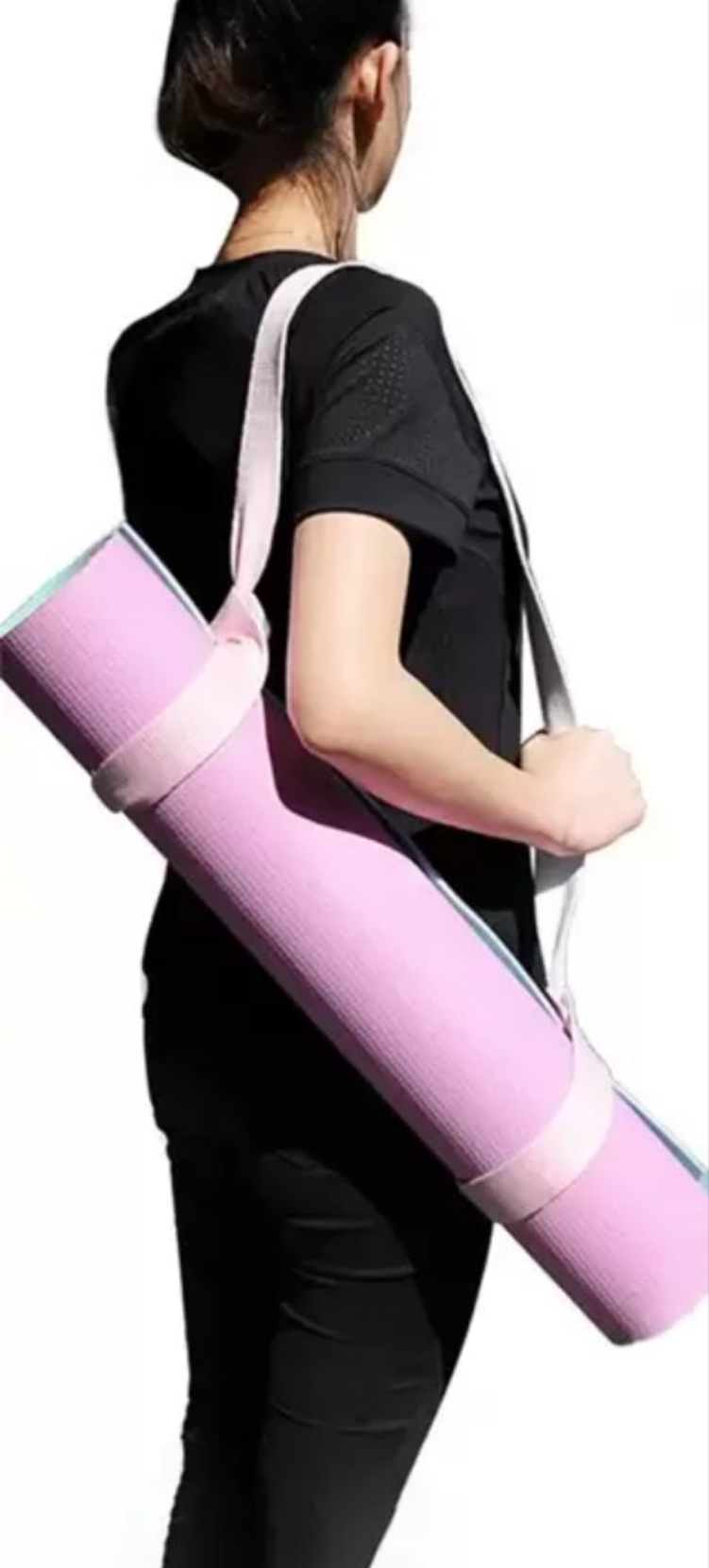 1pc Yoga Mat Carrying Strap, Portable Yoga Mat Binding Strap, Stretch Band %100 polyester