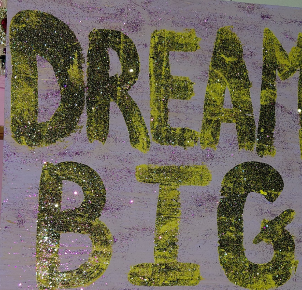 COCOMONEY ART Dream big 1 OF 1 CUSTOM PIECE BY COCOMONEY