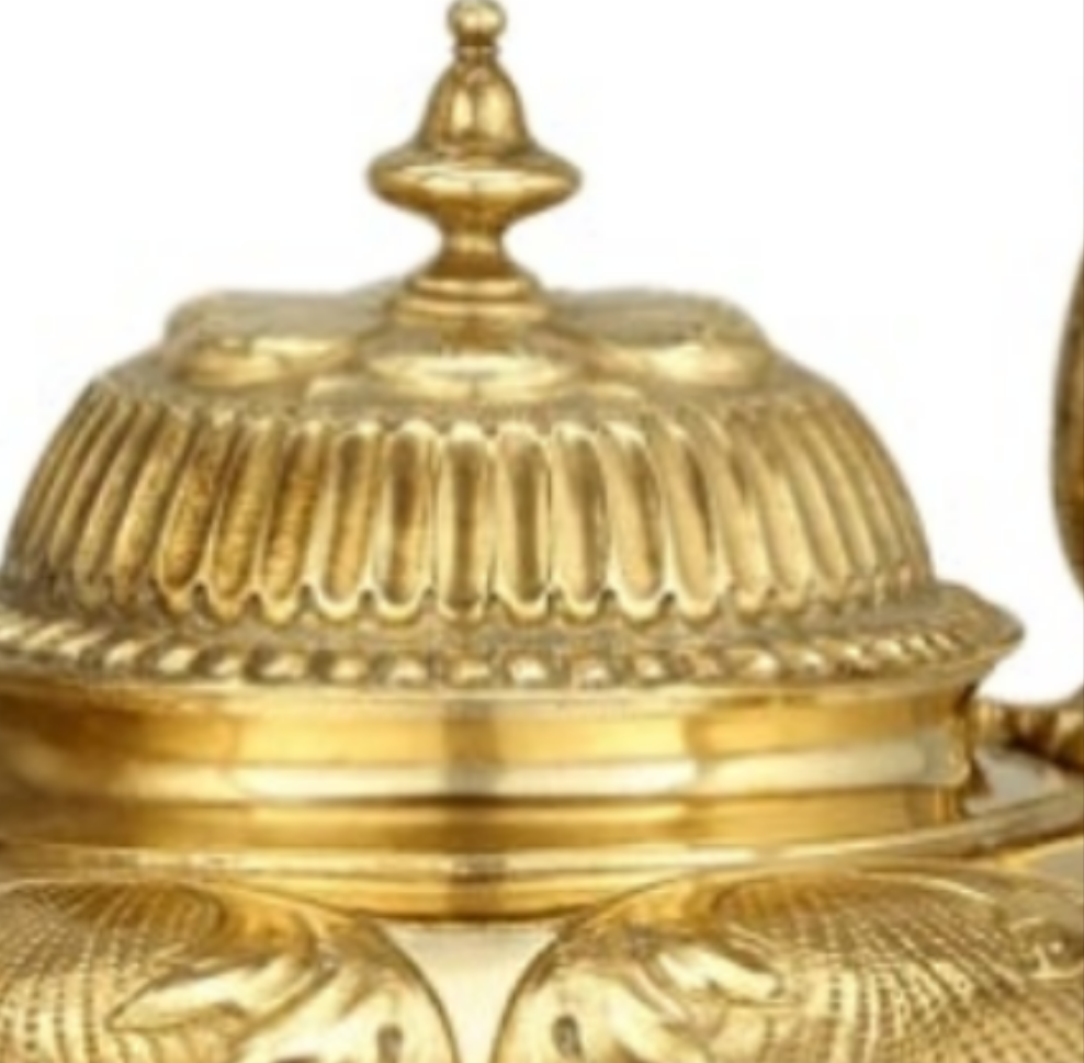 Victorian Silver Gilt Tea Set by Edward Barnard & Sons