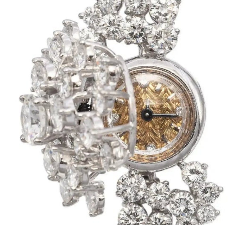 Stunning Vintage Blancpain Platinum Diamond Hidden Watch