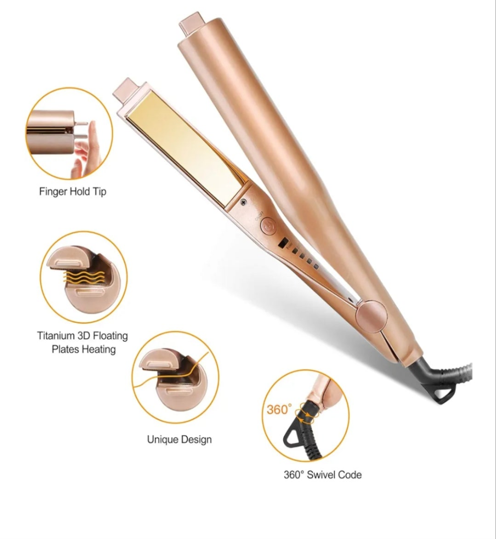 Hair straightener gold