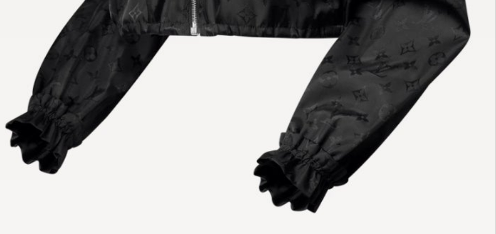 Louis Vuitton Cropped Monogram Windbreaker