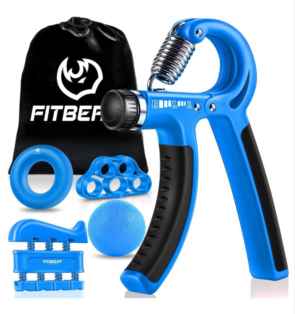 Grip Strengthener Forearm Strengthener Hand Grips Strengthener Kit - 5 Pack Adjustable Resistance