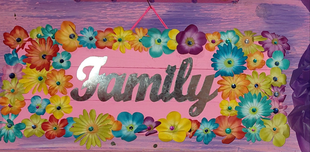 COCOMONEY ART Family 1 OF 1 CUSTOM PIECE BY COCOMONEY painting on wood