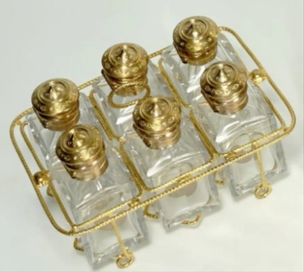 Cut Crystal Perfume Box, Casket