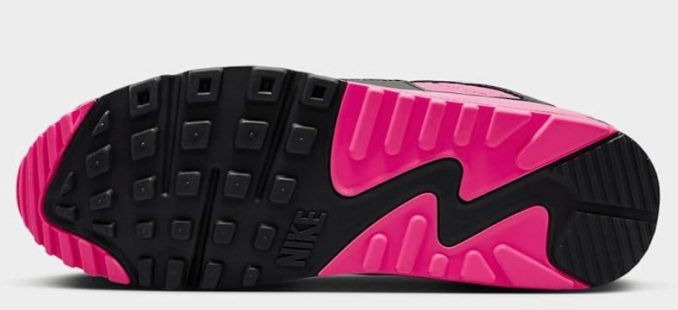 Air Max 90 Men's Shoes , Cool Grey/Hyper Pink/Black/Wolf Grey)