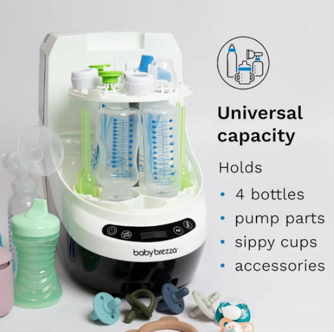 Bottle Washer Pro - Baby Bottle Washer, Sterilizer + Dryer - All in One Machine Cleans Bottles, Pump Parts, & Sippy Cups - Replaces Hand Washing, Bottle Brushes and Drying Racks