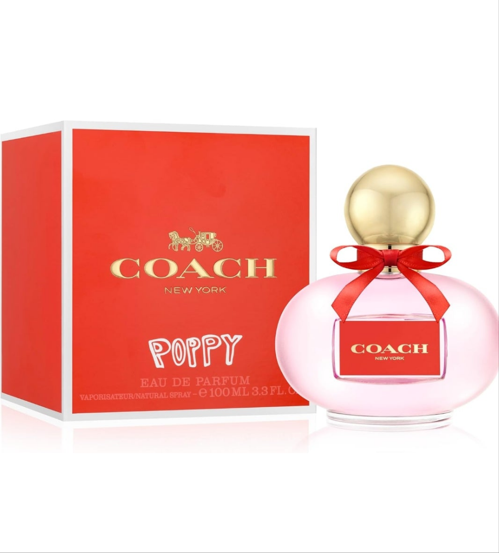 Coach Poppy Eau de Parfum - Long Lasting Fragrance with notes of Mandarin, Gardenia & Sandalwood - Floral & Fruity