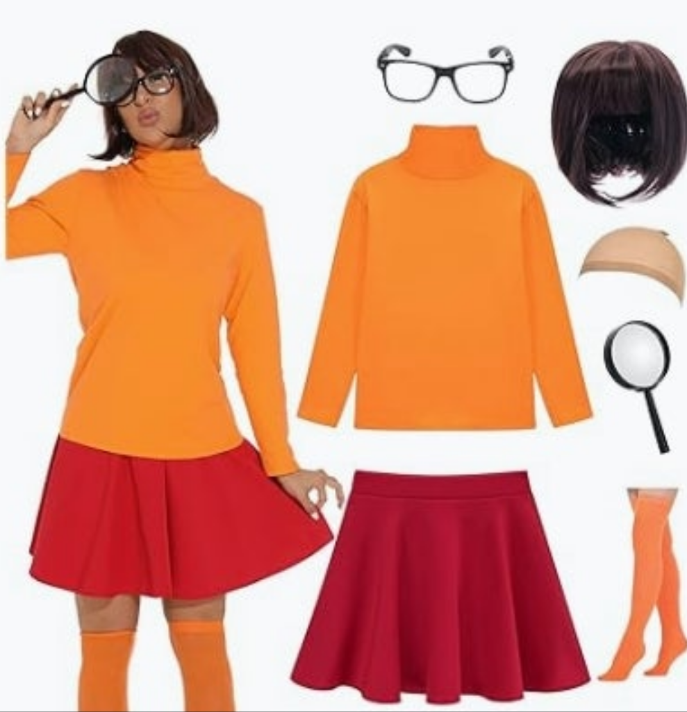 Adult Halloween costume comes with accessories show in its photo choose number by the costume you want