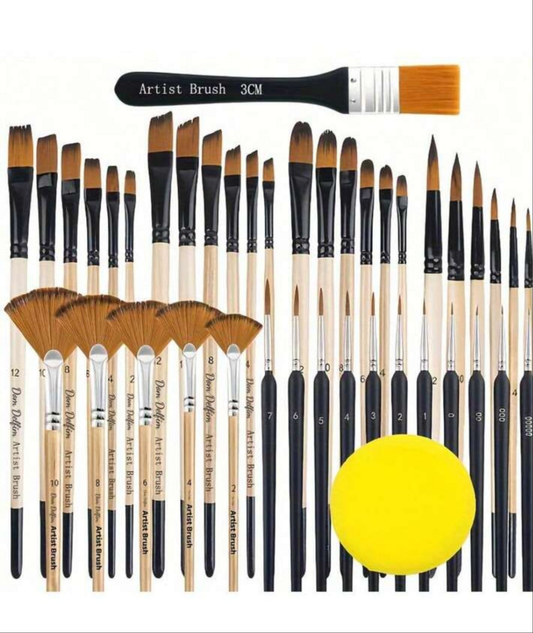 42pc painting set wood