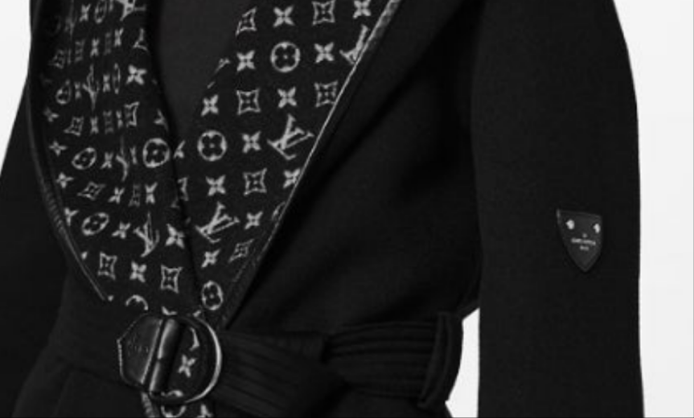 Louis Vuitton Hooded Wrap Coat