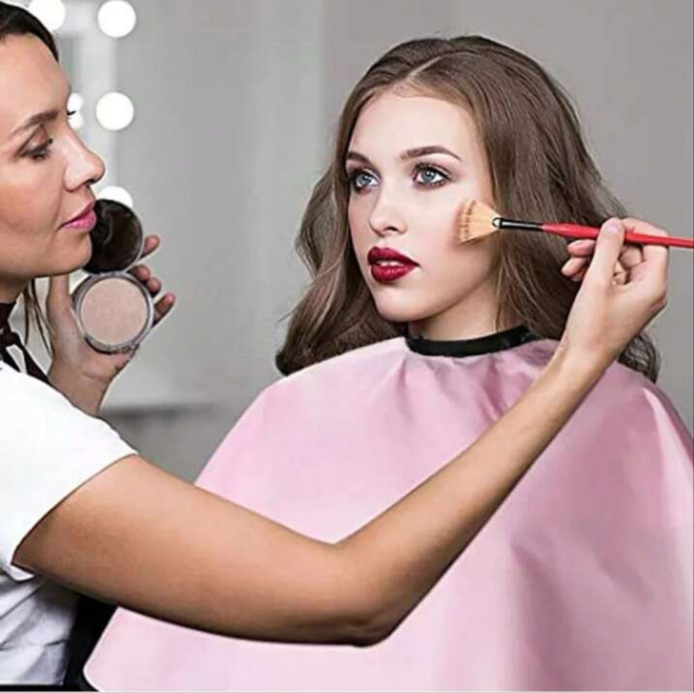 1pc Hair Salon Cape For Hair Styling, Haircutting, Hairdressing, Coloring, Dyeing And Bleaching, Hairdresser Tool makeup cape