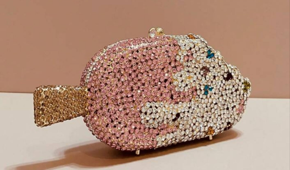 COCOMONEY Miss Icy Clutch Evening Bag