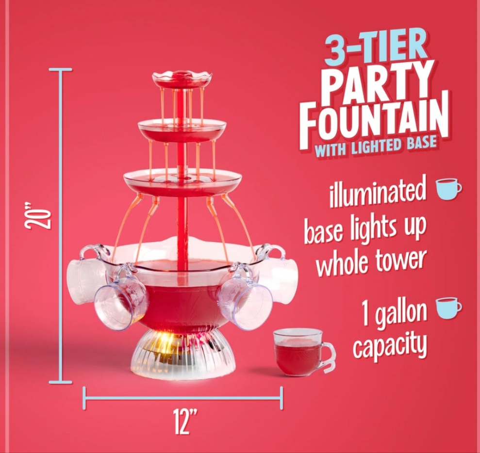 Lighted Drink Party Fountain
