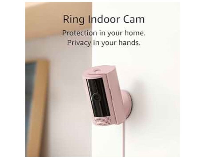 Ring Indoor Cam (2nd Gen) | latest generation, 2023 release | 1080p HD Video & Color Night Vision, Two-Way Talk, and Manual Audio & Video Privacy Cover |