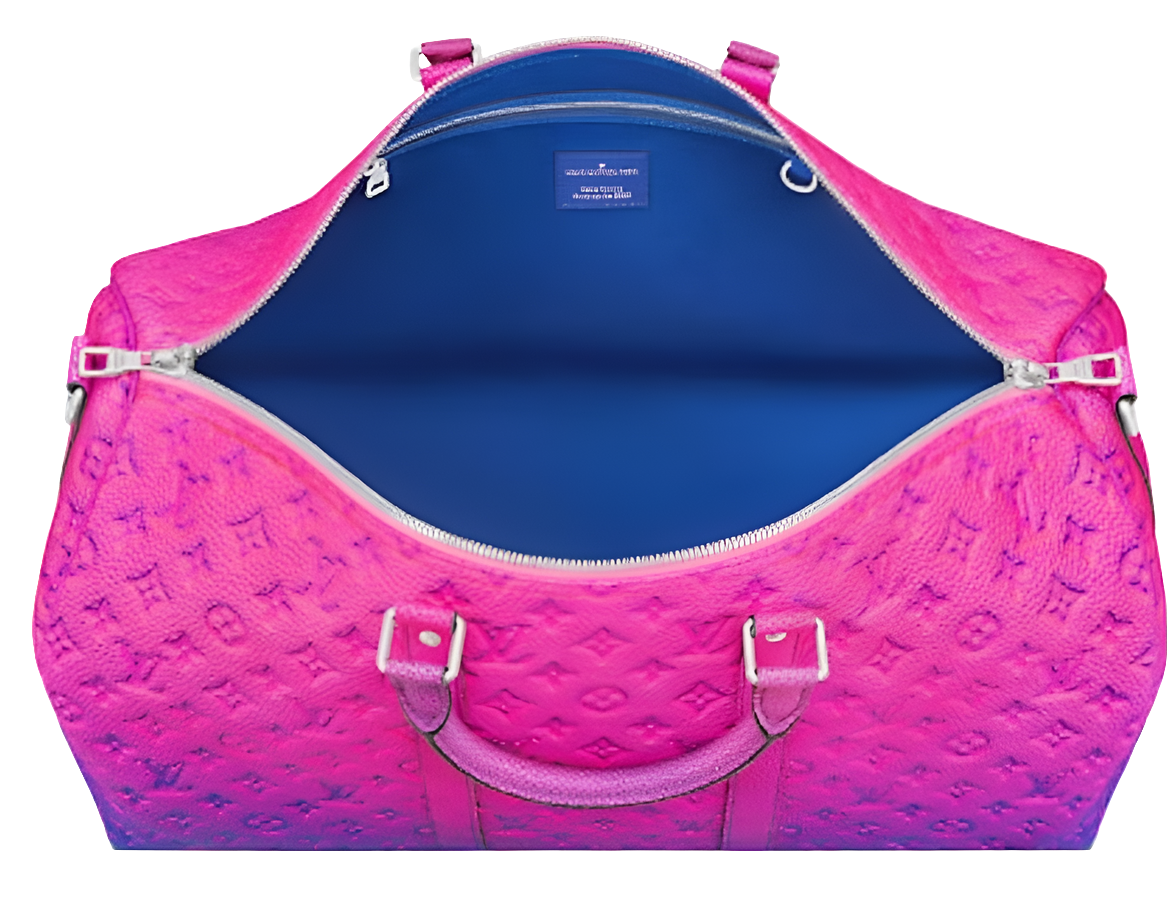 Louis Vuitton Keepall 50B
Taurillon Illusion Blue/Pink