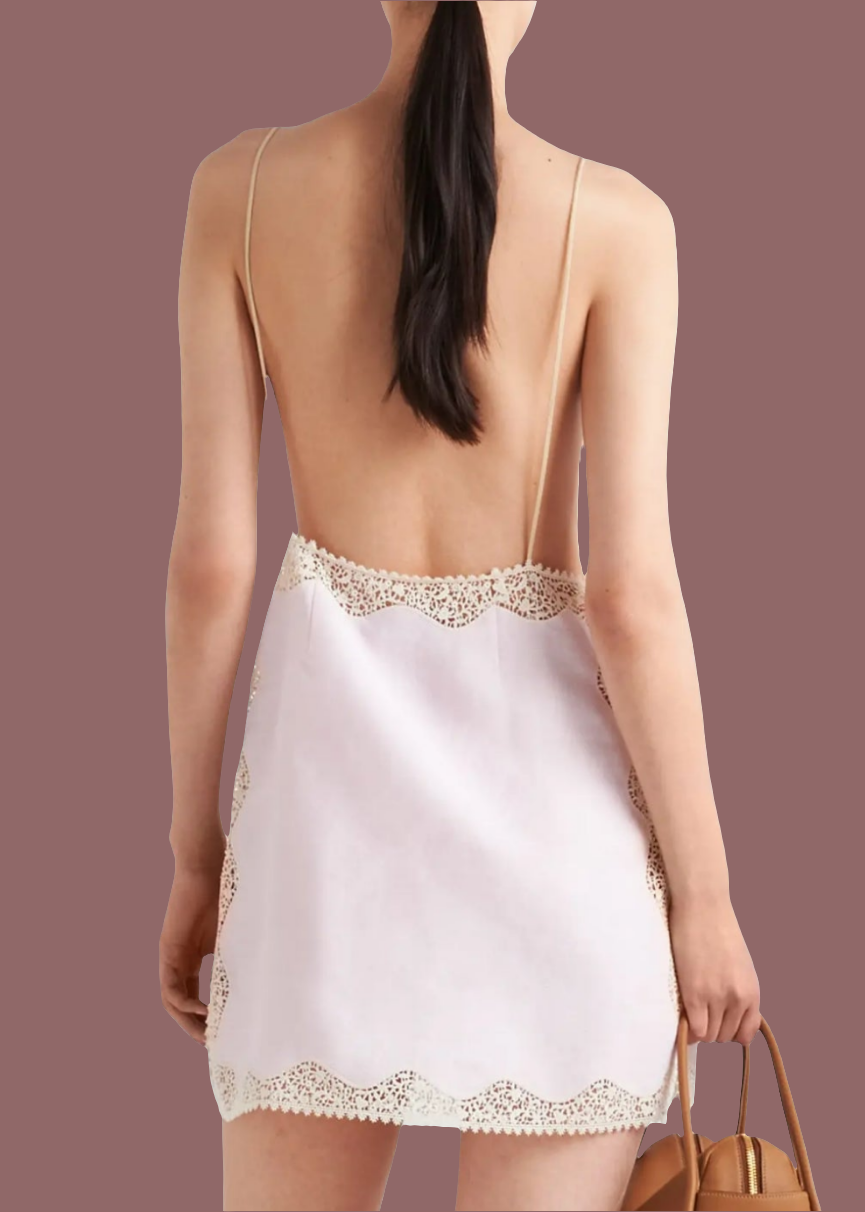 Prada Pink
All Mini
Prada
Linen Mini-Dress