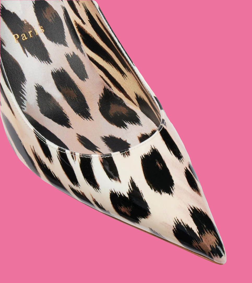 Christian Louboutin Miss Z 100mm Pump
Black Patent Calf Leather