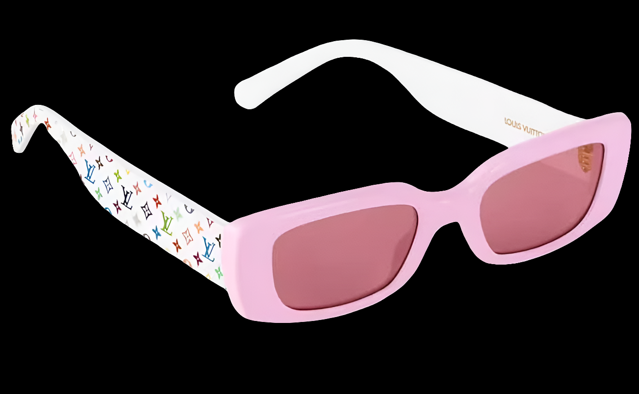 Louis Vuitton x Takashi Murakami Multigram Cat Eye Sunglasses
Pink
