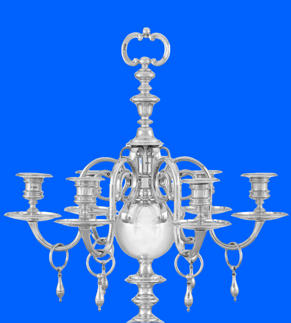 2pcs- Pair of Silver Candelabra by Thomas Bradbury elegant and fun a stunning masterpiece of candle holders from the 1930s