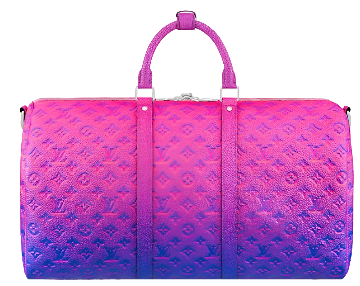 Louis Vuitton Keepall 50B
Taurillon Illusion Blue/Pink