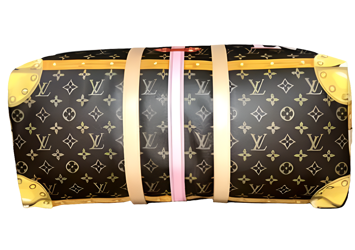 Louis Vuitton Keepall Bandouliere
Monogram Tromp L'oeil Screen 50 Pink Multicolor