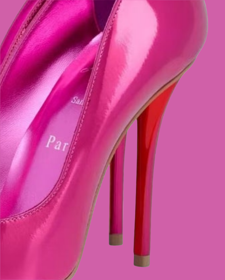 Christian Louboutin Miss Z 100mm Pump
Billy Laminated Calf Leather