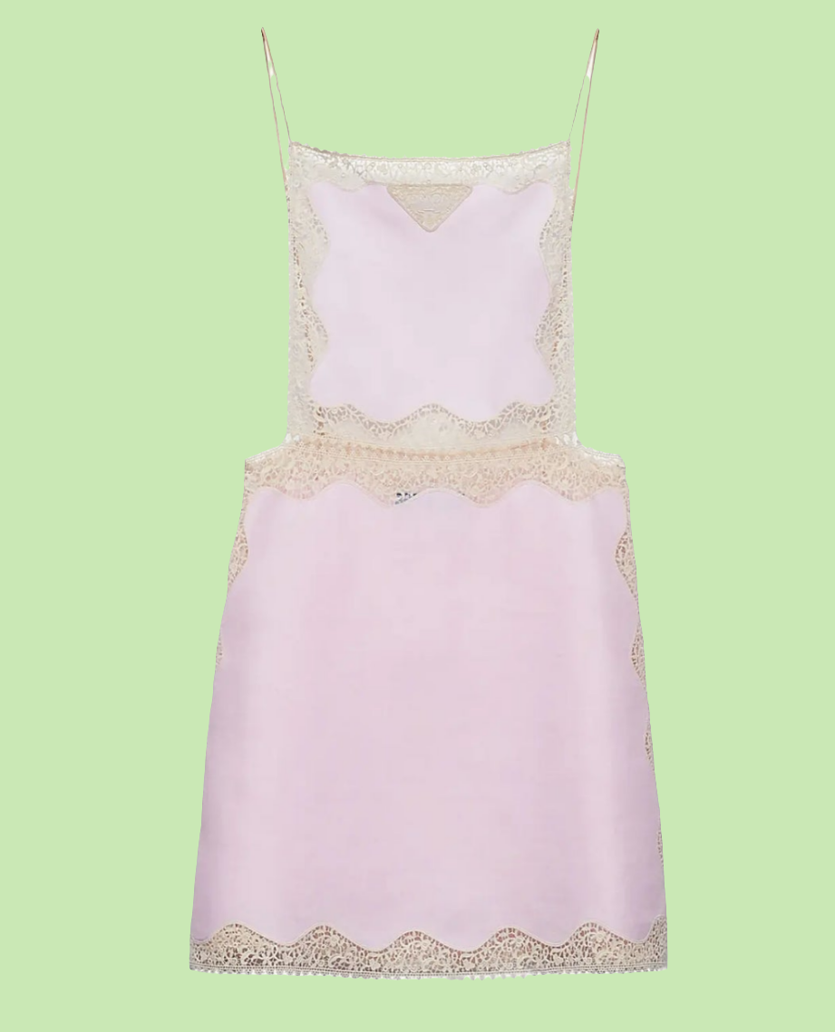 Prada Pink
All Mini
Prada
Linen Mini-Dress