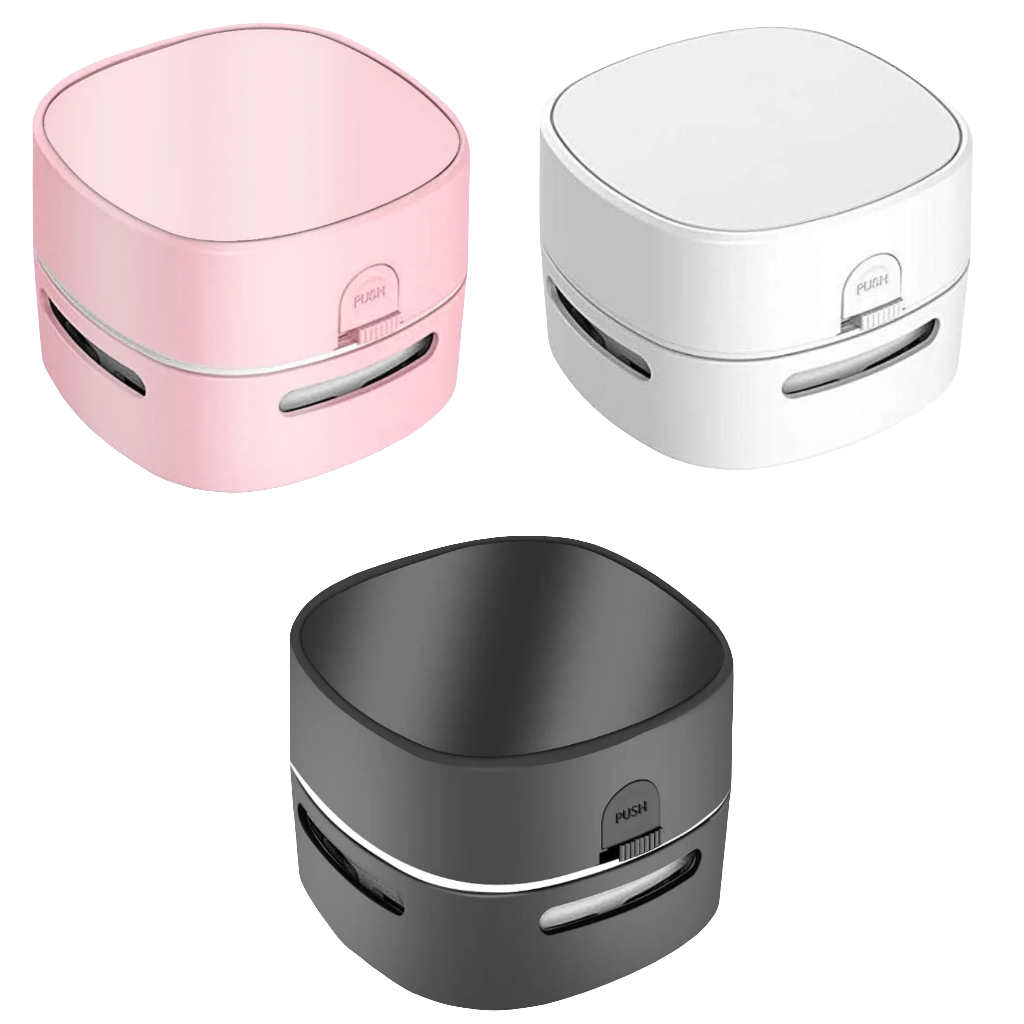 Desktop Vacuum Cleaner, Mini Table dust Sweeper Energy Saving,High Endurance up to 400 mins,360º Rotatable Design for Keyboard/Home/School/Office (Charging)
