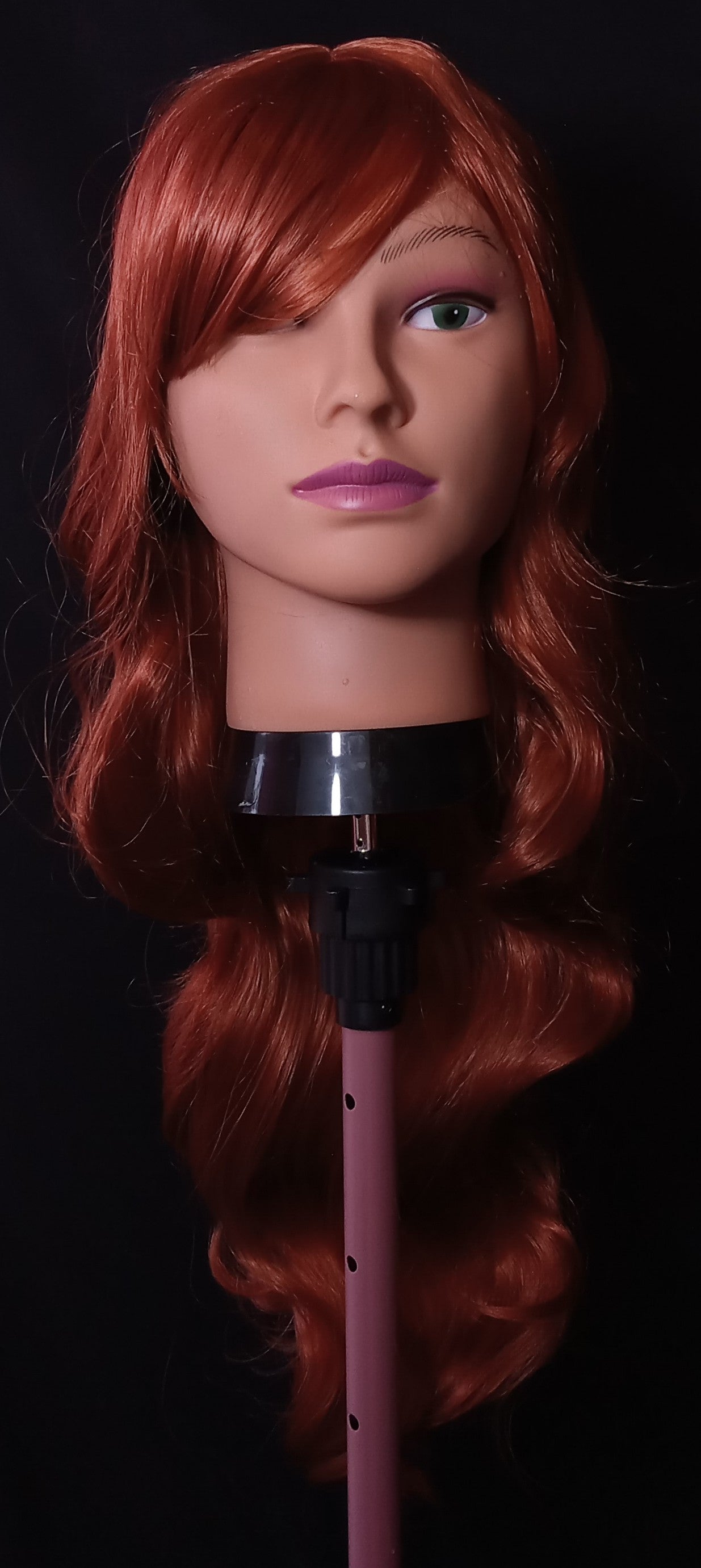 COCOMONEY WIG LONG WAVY BROWN RED