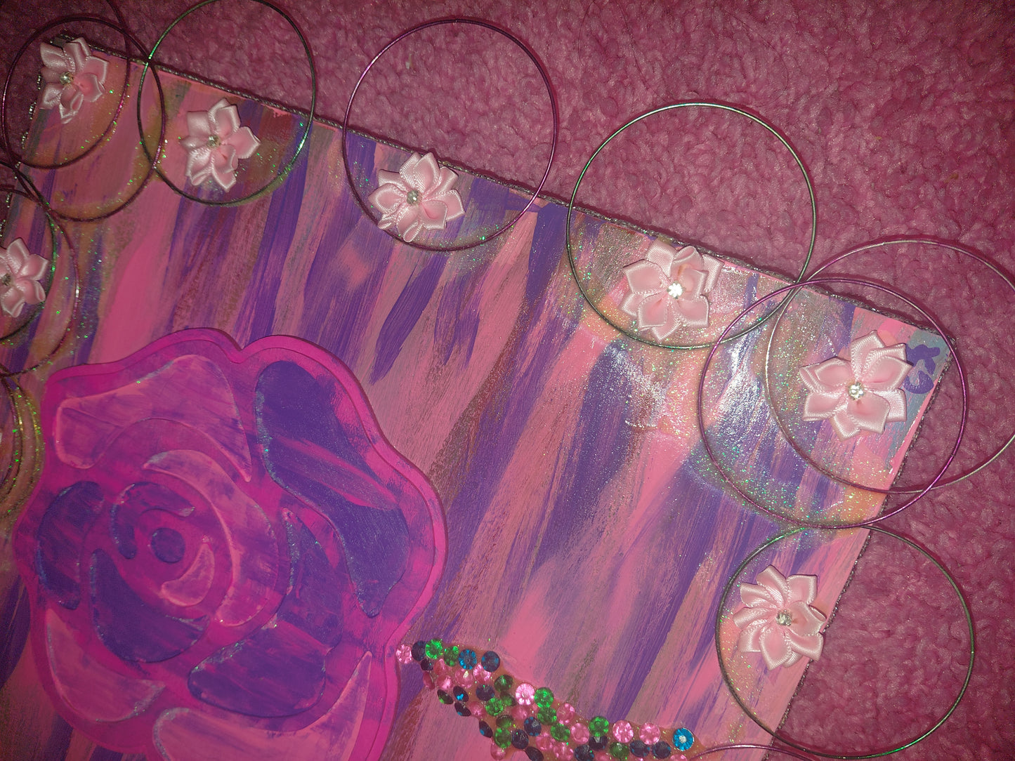COCOMONEY ART FLOWER POWER 12×12 Custom 1 of 1 painting