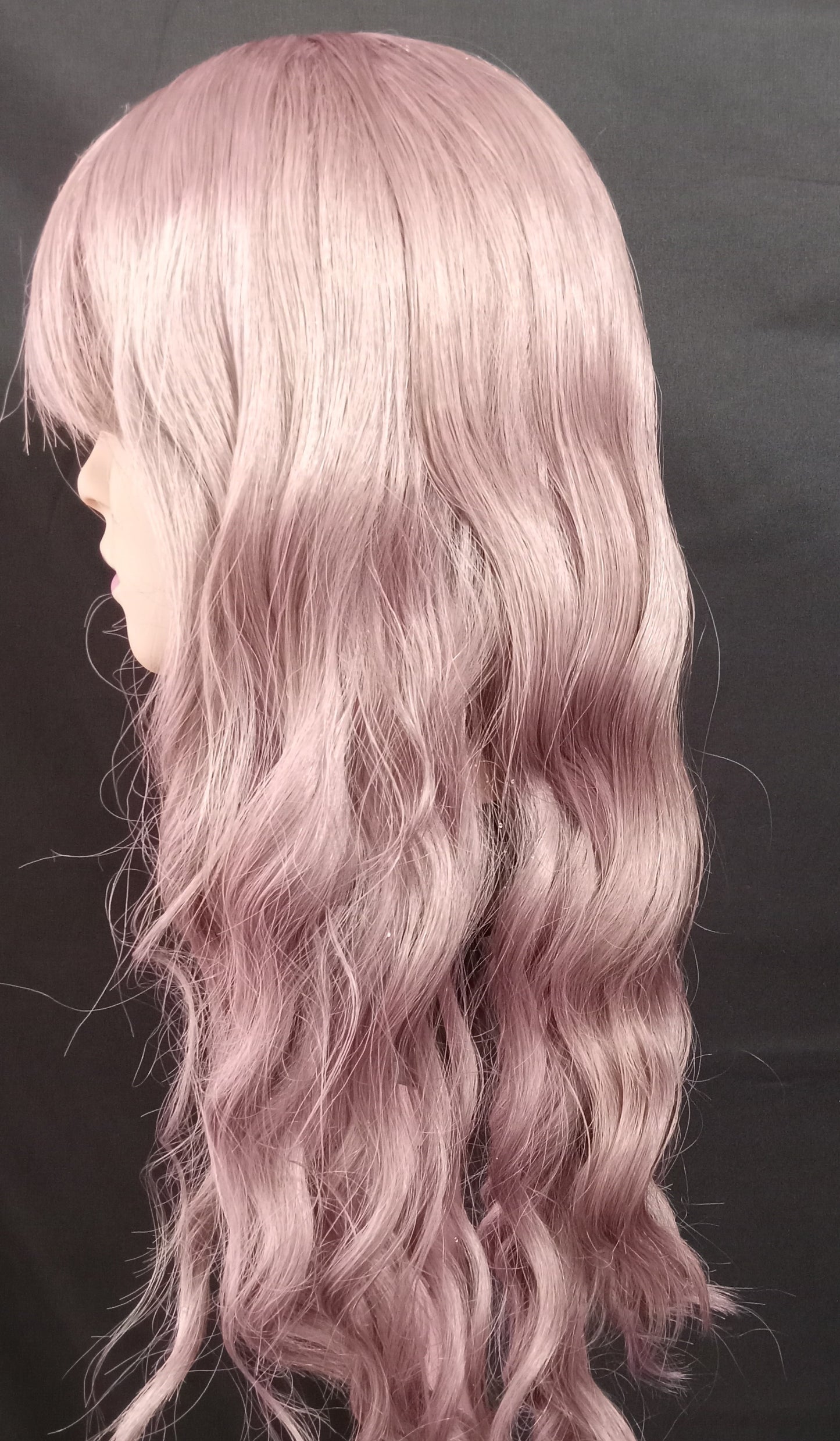 COCOMONEY WIG LIGHT BROWN WAVY SYNTHETIC GORGEOUS