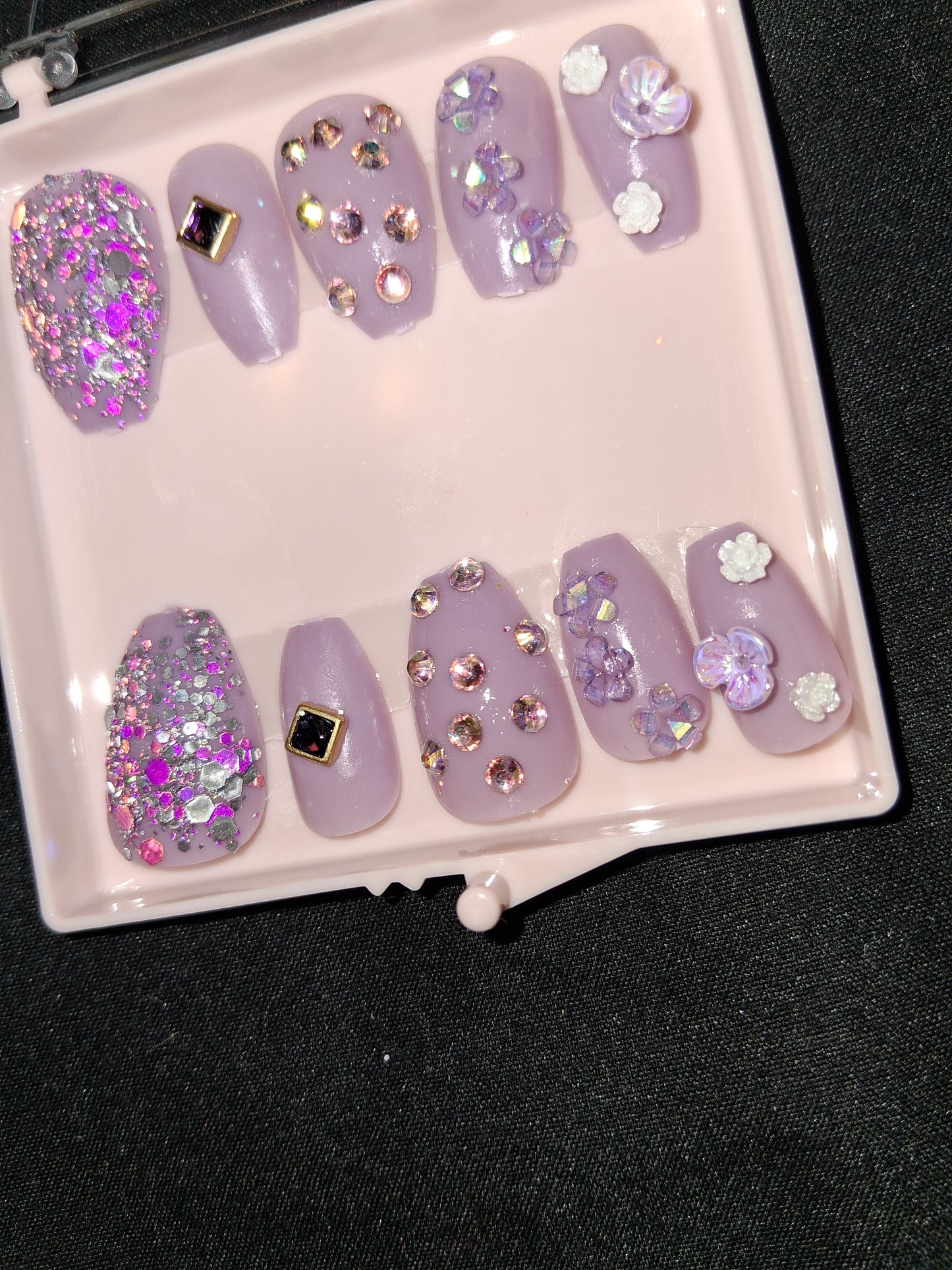 COCOMONEY NAILS CUSTOM 1 OF A KIND PIECES ACRYLIC COMES WITH FREE GIFTS