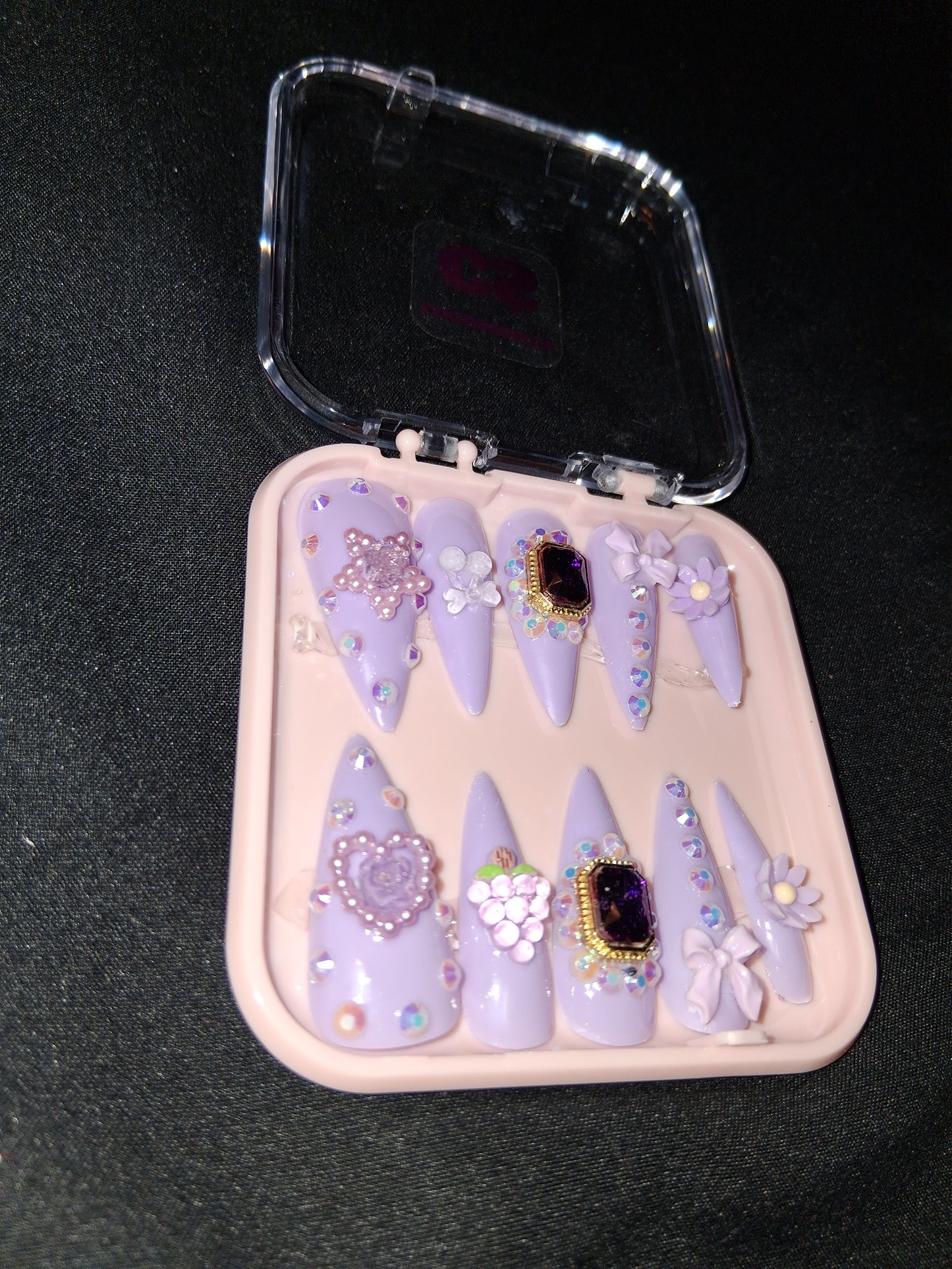 COCOMONEY NAILS CUSTOM 1 OF A KIND PIECES ACRYLIC COMES WITH FREE GIFTS